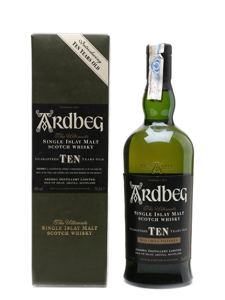 Ardbeg 10 Year Old Introducing - Bottled 2000 70cl / 46%