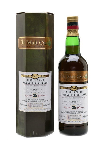 Balblair 1966 35 Year Old The Old Malt Cask Bottled 2001 - Douglas Laing 70cl / 40.4%