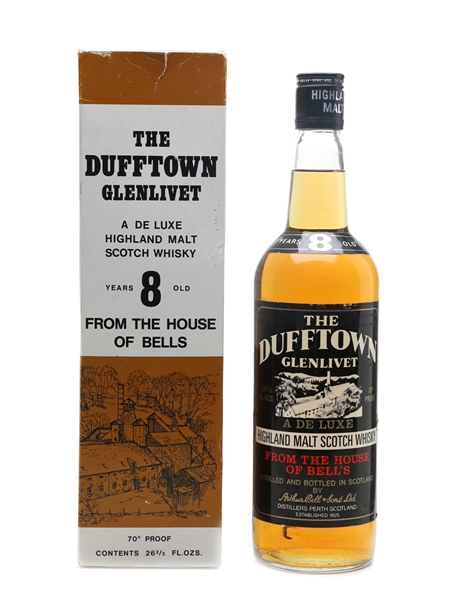 Dufftown Glenlivet 8 Year Old Bottled 1970s 75.7cl / 40%