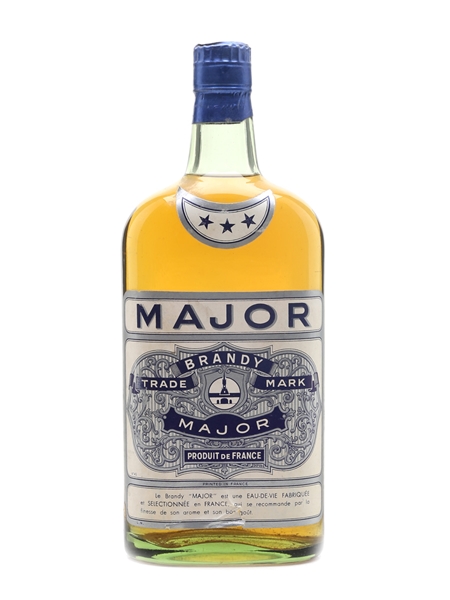 Major 3 Star Brandy Bottled 1950s 70cl