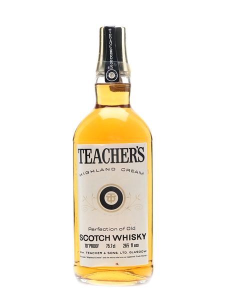 Teacher's Highland Cream Bottled 1970s 75.7cl / 40%