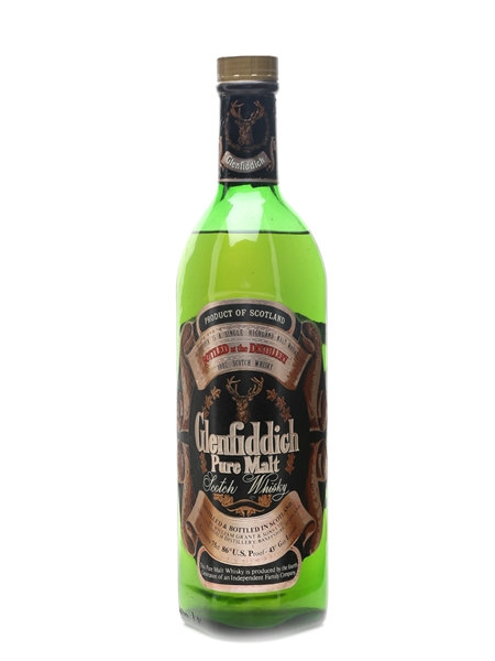 Glenfiddich Pure Malt Bottled 1980s 75cl / 43%