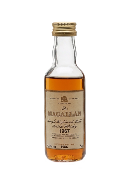 Macallan 1967 Bottled 1986 5cl / 43%