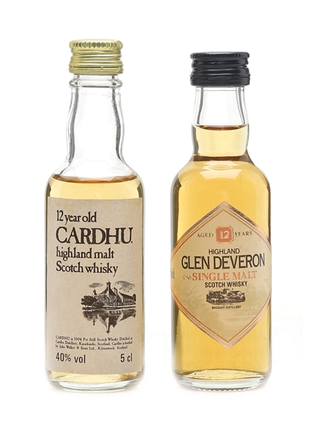 Cardhu 12 Year Old & Glen Deveron 12 Year Old  2 x 5cl / 40%