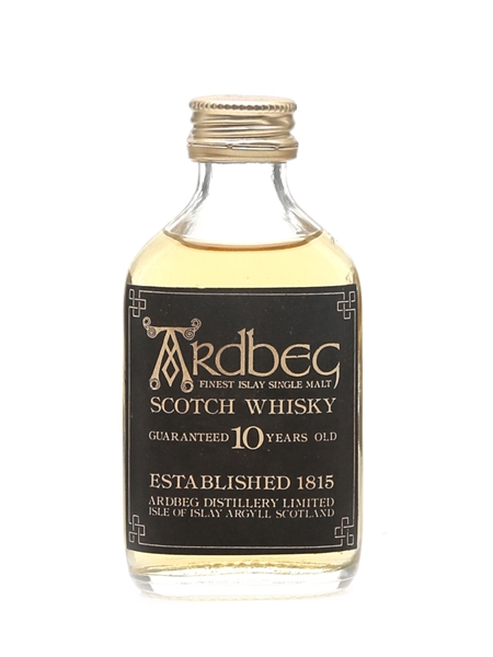 Ardbeg 10 Year Old Bottled 1970s 5cl