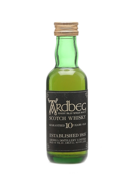 Ardbeg 10 Year Old Bottled 1970s 5cl / 40%