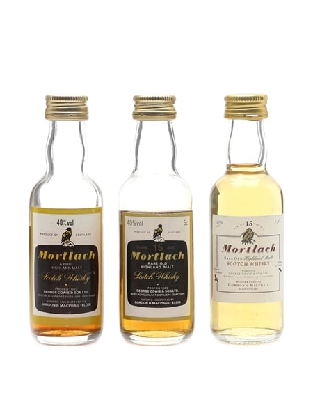 Mortlach 15 Year Old Gordon & MacPhail 3 x 5cl / 40%