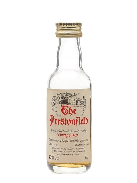 Prestonfield Islay 1965 Bowmore 22 Year Old 5cl / 43%