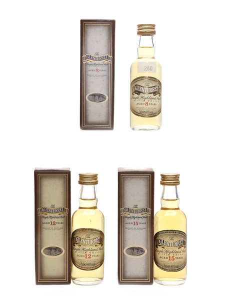 Glenturret 8, 12 & 15 Year Old  3 x 5cl / 40%