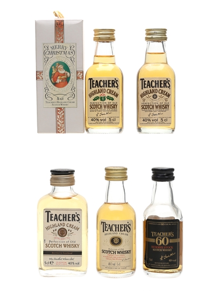 Teacher's Highland Cream & 60 Reserve  5 x 5cl / 40%