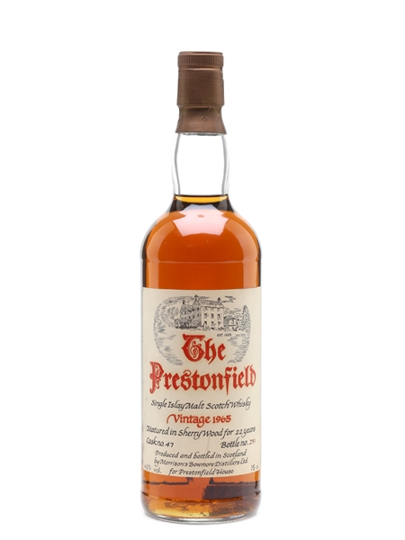 Prestonfield Islay 1965 Bowmore 22 Year Old 75cl / 43%