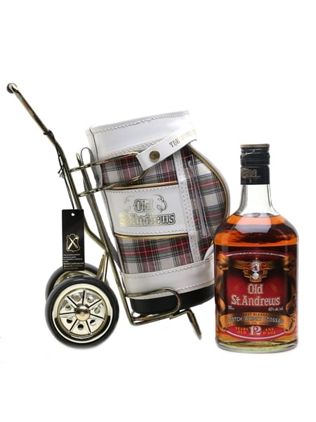 Old St Andrews 12 Year Old Golf Trolley Gift Pack 70cl / 40%