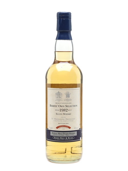 St Magdalene 1982 Single Cask Bottled 2008 - Berry Bros & Rudd 70cl / 46%