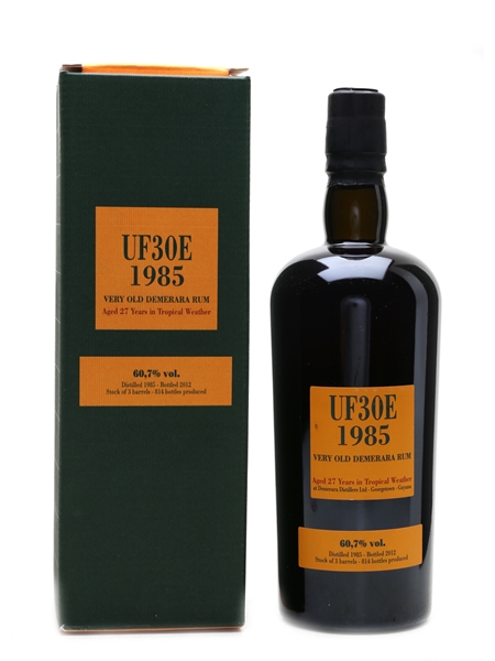 UF30E Uitvlugt 1985 Demerara Rum 27 Year Old - Velier 70cl / 60.7%