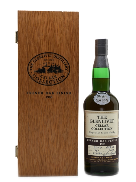 Glenlivet 1983 Cellar Collection French Oak Finish - Bottled 2003 70cl / 46%