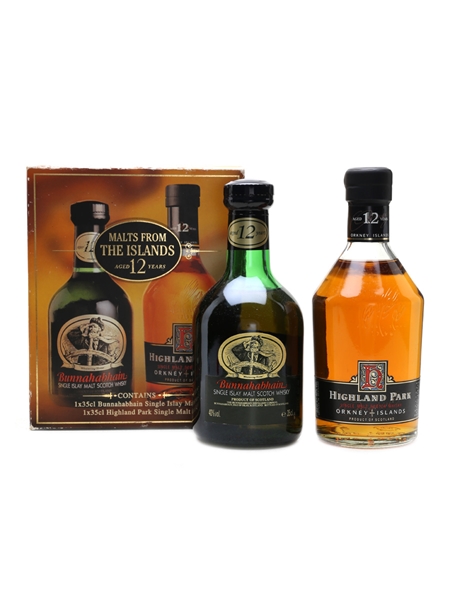 Malts From The Islands 12 Year Old Bunnahabhain & Highland Park 2 x 35cl / 40%