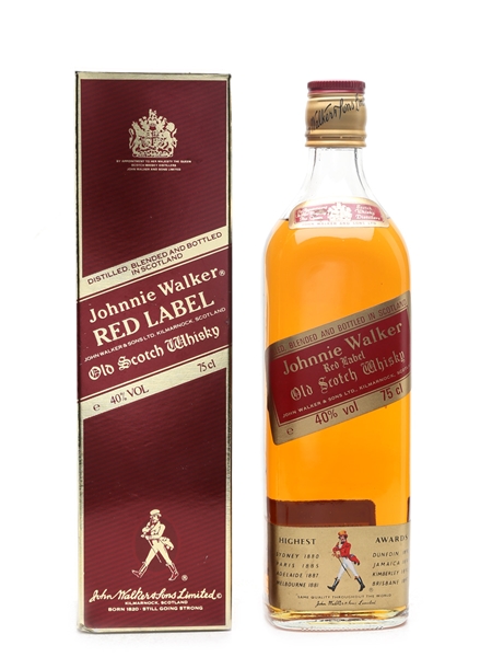 Johnnie Walker Red Label Bottled 1980s 75cl / 40%