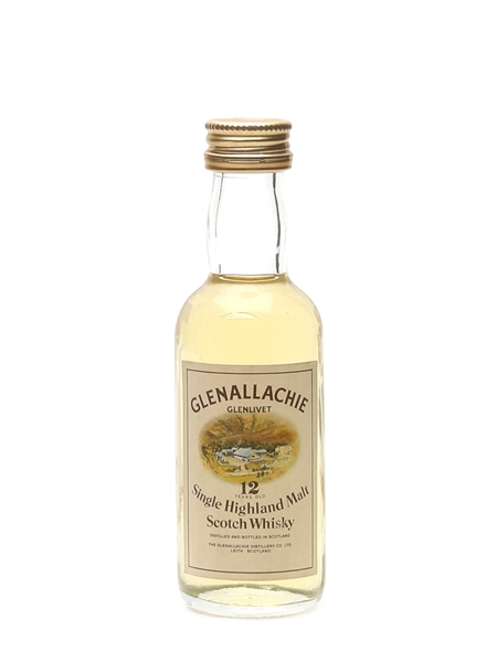 Glenallachie Glenlivet 12 Year Old Bottled 1980s 5cl