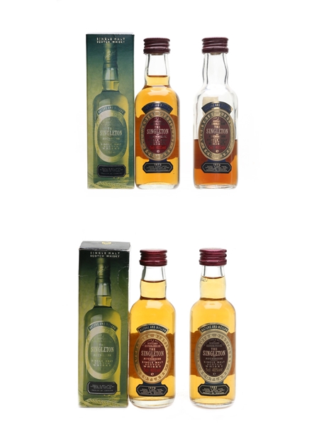 Singleton Of Auchroisk 1975, 1976, 1978 & 1985 4 x 5cl