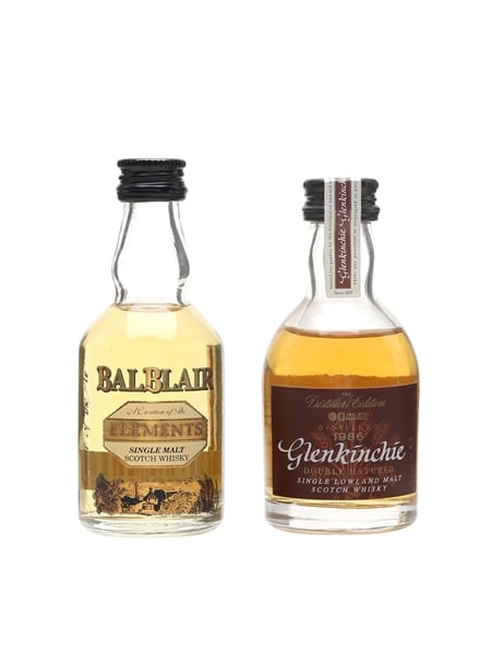 Balblair Elements & Glenkinchie Distillers Edition  2 x 5cl