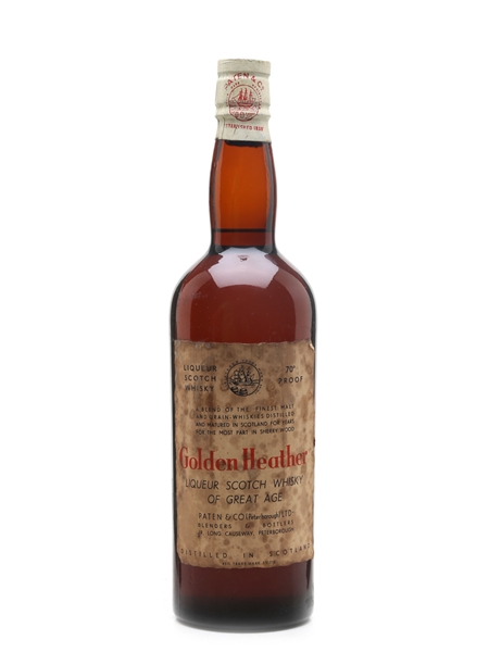 Golden Heather Bottled 1940s-1950s - Paten & Co. 75cl / 40%