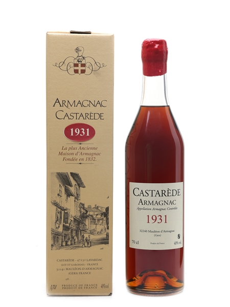 Castarede 1931 Armagnac  70cl / 40%