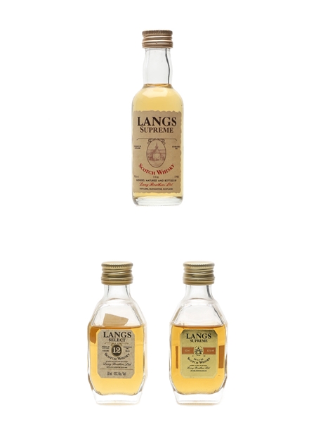 Lang Brothers Blends  3 x 5cl