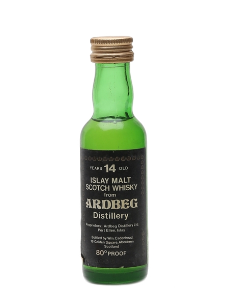 Ardbeg 14 Year Old Bottled 1970s - Cadenhead's 5cl / 46%