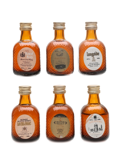 Douglas Laing & Langside Blends Eight Fellows, King Of Scots, Langside, Lochlomac & Speakers 6 x 5cl / 40%