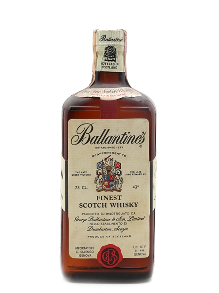 Ballantine's Finest Bottled 1960s - C Salengo 75cl / 43%