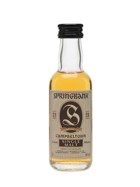 Springbank 21 Year Old Bottled 1990s 5cl / 46%