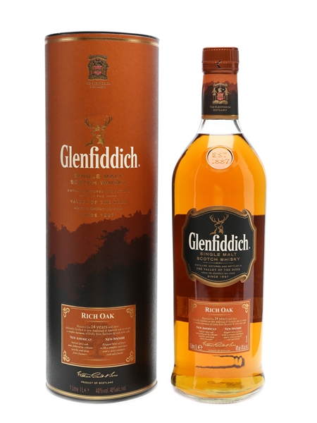 Glenfiddich Rich Oak 14 Years Old 1 Litre