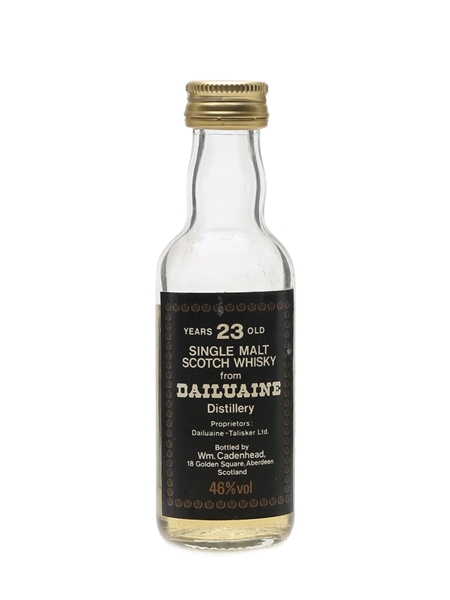 Dailuaine 23 Year Old Bottled 1980s - Cadenhead's 5cl / 46%