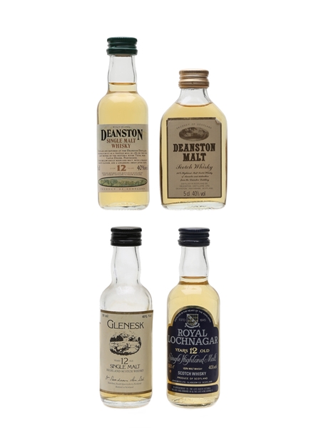 Deanston, Glenesk & Royal Lochnagar 12 Year Old 3 x 5cl / 40%