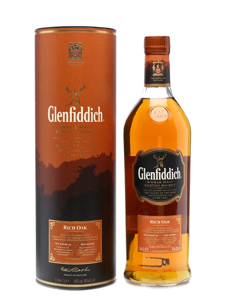 Glenfiddich Rich Oak 14 Years Old 1 Litre