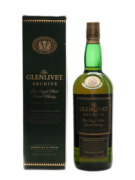 Glenlivet Archive Bottled 1990s - Last EU Duty Free Sale 100cl / 43%