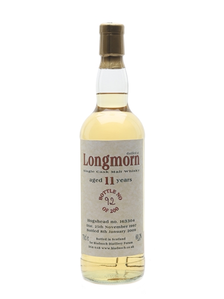 Longmorn 1997 11 Year Old - Bladnoch Distillery Forum 70cl / 60.2%