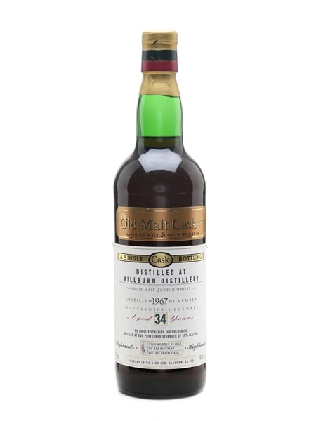 Millburn 1967 34 Year Old The Old Malt Cask Bottled 2001 - Douglas Laing 70cl / 50%