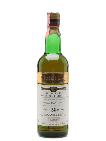 Tomintoul 1966 34 Year Old The Old Malt Cask Bottled 2000 - Douglas Laing 70cl / 50%