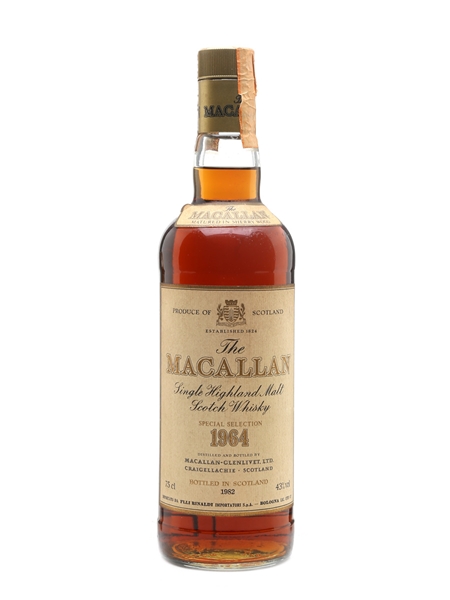 Macallan 1964 Bottled 1982 - Rinaldi 75cl / 43%