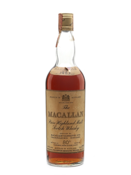 Macallan 1962 Campbell, Hope & King Bottled 1970s - Rinaldi 75cl / 46%