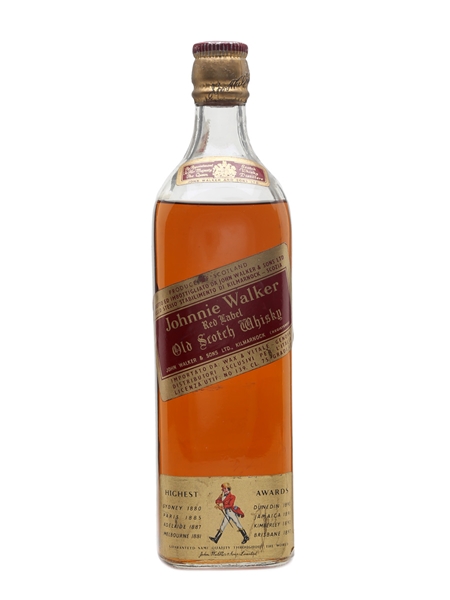 Johnnie Walker Red Label Bottled 1960s - Wax & Vitale 75cl / 43%