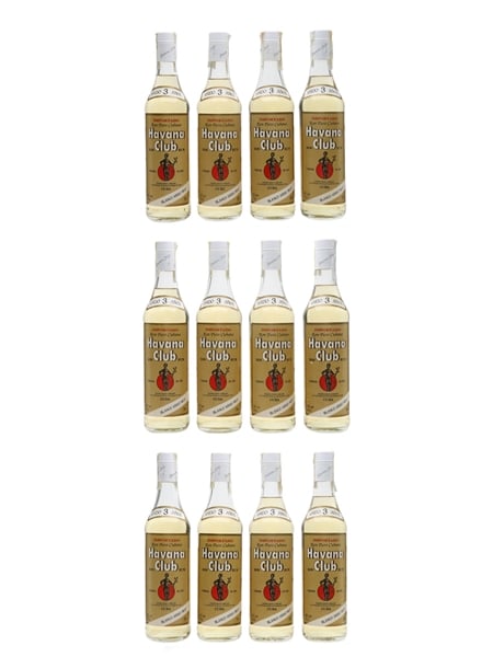 Havana Club Blanco Anejo Seco 3 Year Old Bottled 1990s 12 x 70cl / 40%