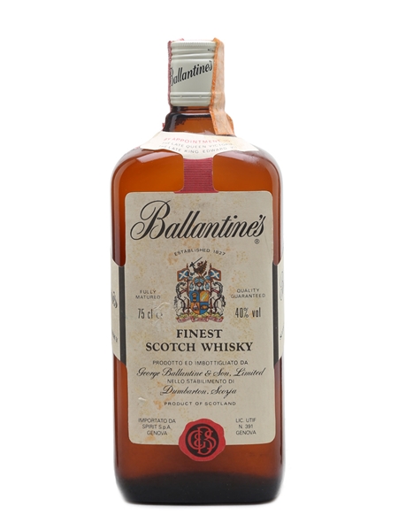 Ballantine's Finest Bottled 1980s - Spirit 75cl / 40%