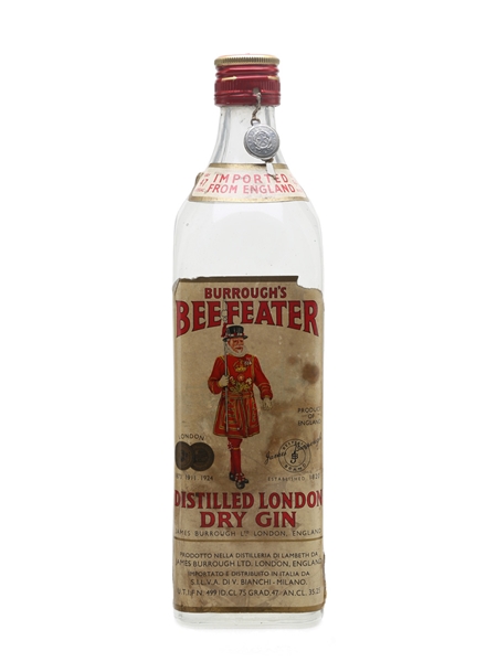 Beefeater Dry Gin Bottled 1950s - Silva 75cl / 47%