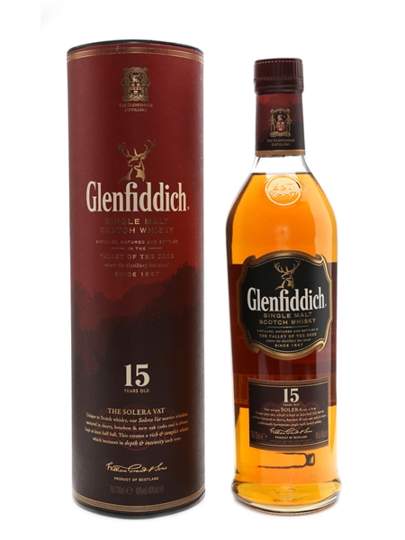 Glenfiddich 15 Year Old Solera Reserve 70cl / 40%