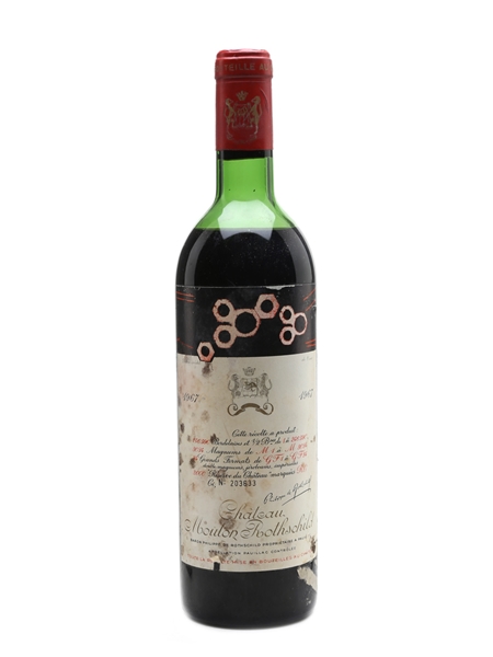 Chateau Mouton Rothschild 1967 Pauillac 75cl