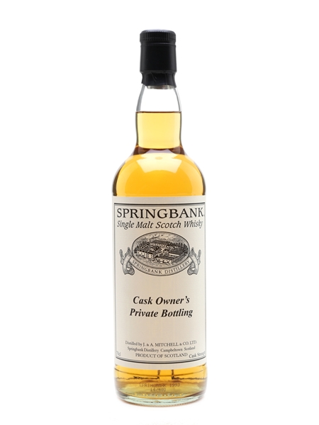 Springbank 1993 Cask #546 Cask Owner's Private Bottling 70cl / 49.7%