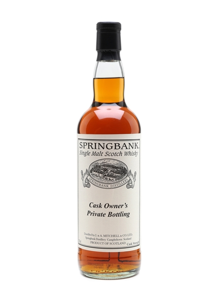 Springbank 1993 Cask #444 Cask Owner's Private Bottling 70cl