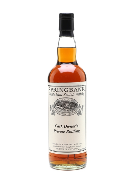 Springbank 1993 Cask #444 Cask Owner's Private Bottling 70cl